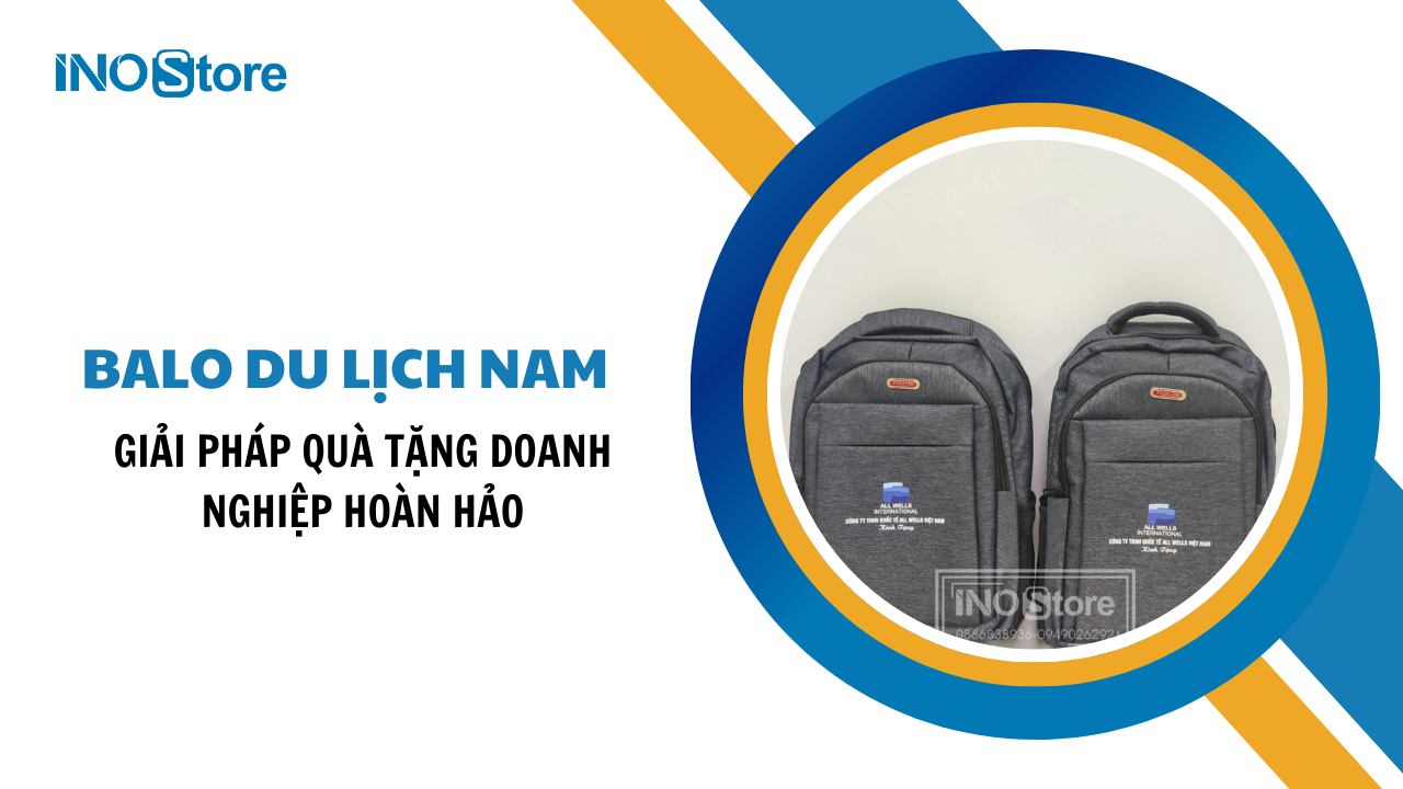 Balo du lịch nam cao cấp, giải pháp quà tặng doanh nghiệp hoàn hảo