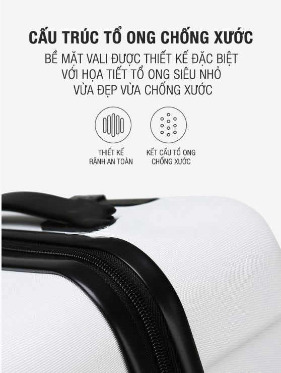 Bề mặt được thiết kế đặc biệt với cấu trúc tổ ong