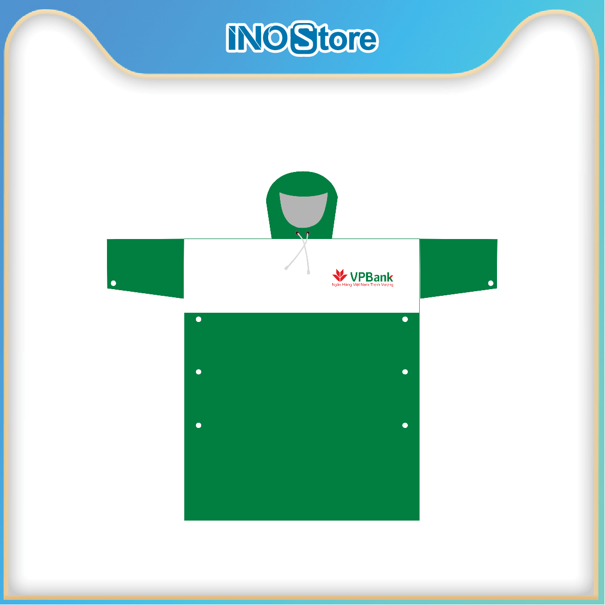 Áo mưa cánh dơi quà tặng in logo giá rẻ - AM02