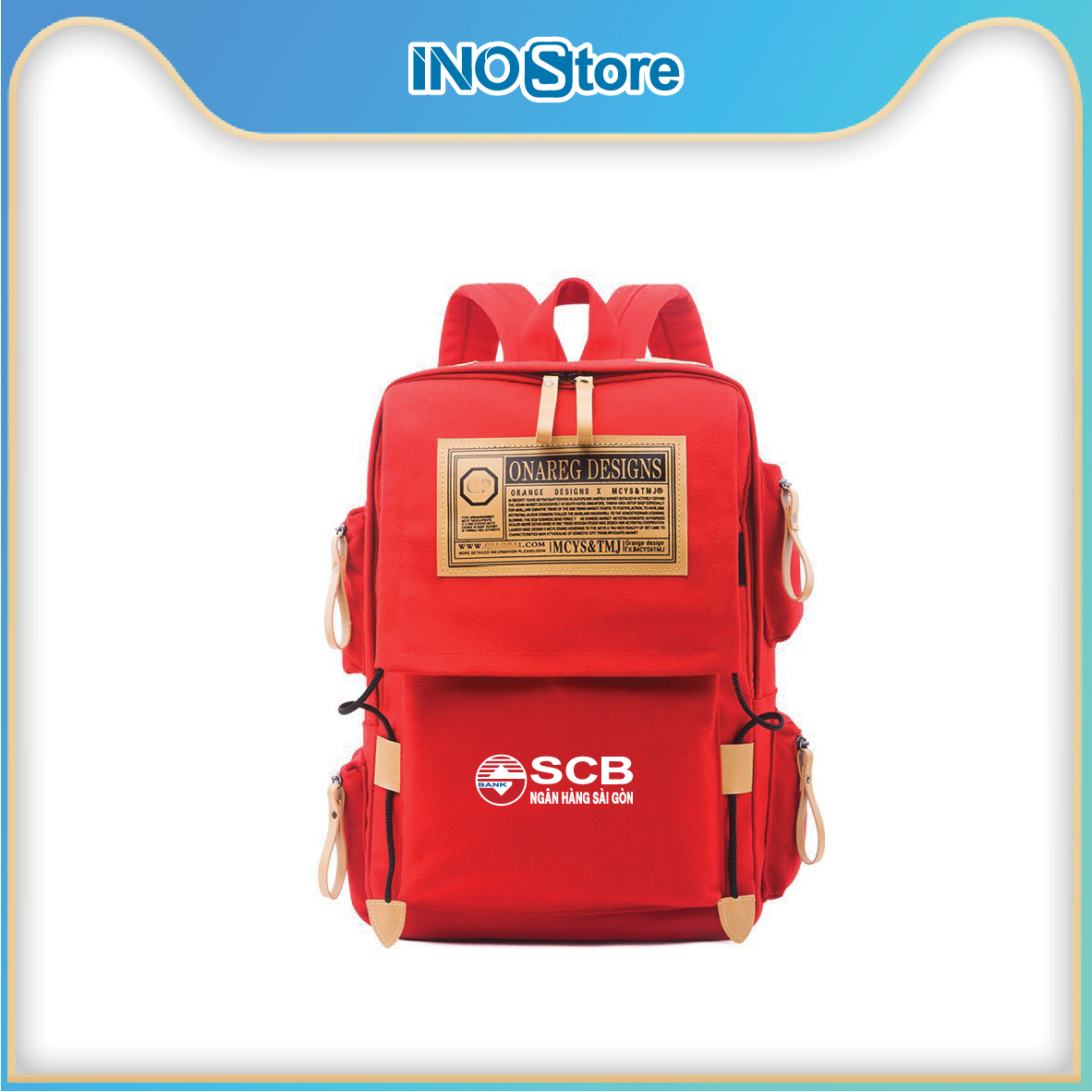 Balo học sinh in logo theo yêu cầu - BLHS01