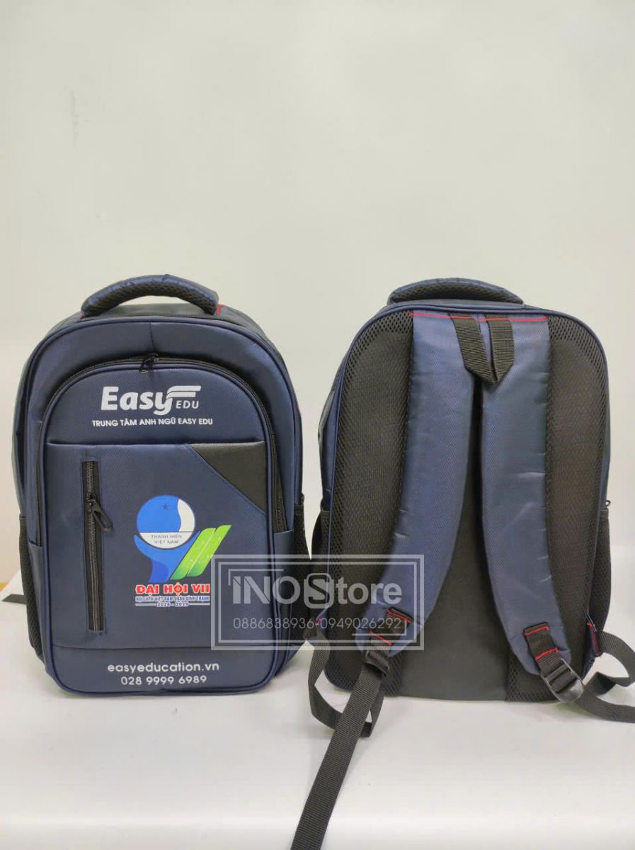 Đặt mua balo laptop quà tặng giá rẻ, in logo theo yêu cầu