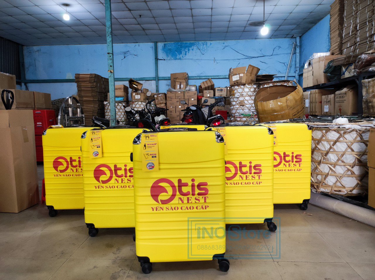 Vali kéo Inostore, cơ sở sản xuất vali in logo theo yêu cầu giá tốt 2021