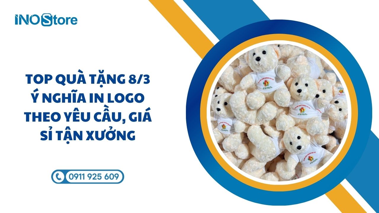 Top quà tặng 8/3 ý nghĩa in logo theo yêu cầu, giá sỉ tận xưởng